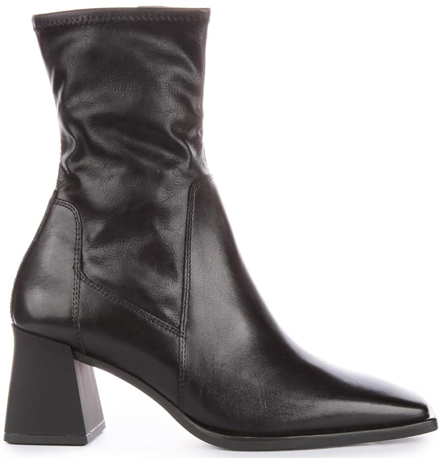 靴 VIAVANDA / VIA short boots / BLACK Amazon.com | Vagabond Shoemakers Hedda Leather Short Stretch